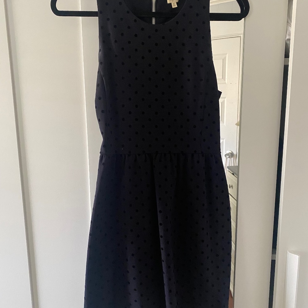 polka dot jcrew dress